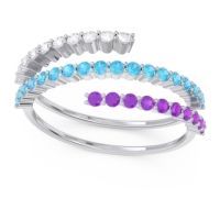 Modern Wrap Pave Upota Ring