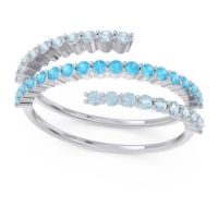 Modern Wrap Pave Upota Ring