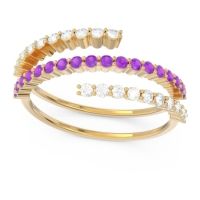 Modern Wrap Pave Upota Ring