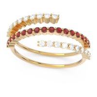 Modern Wrap Pave Upota Ring