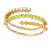 Modern Wrap Pave Upota Ring