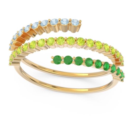 Modern Wrap Pave Upota Ring