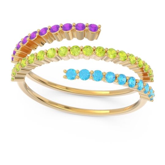 Modern Wrap Pave Upota Ring