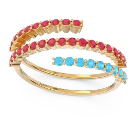 Modern Wrap Pave Upota Ring