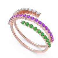 Modern Wrap Pave Upota Ring