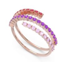 Modern Wrap Pave Upota Ring