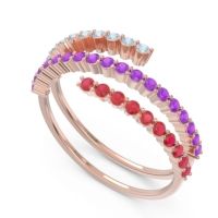 Modern Wrap Pave Upota Ring