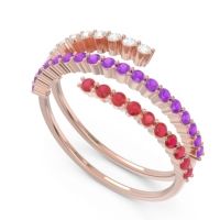 Modern Wrap Pave Upota Ring