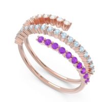 Modern Wrap Pave Upota Ring