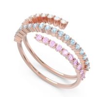 Modern Wrap Pave Upota Ring