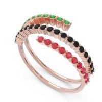 Modern Wrap Pave Upota Ring