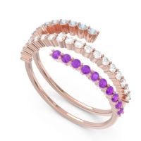 Modern Wrap Pave Upota Ring