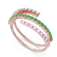 Modern Wrap Pave Upota Ring