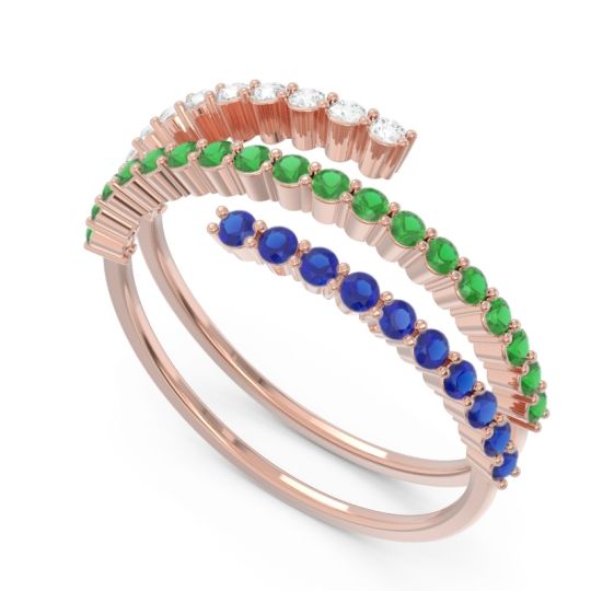 Modern Wrap Pave Upota Ring