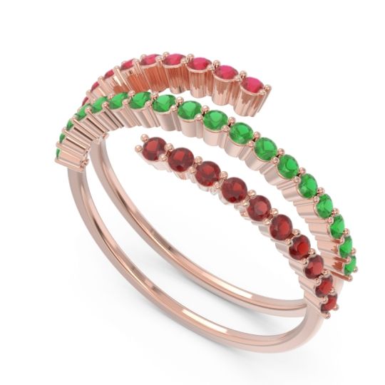 Modern Wrap Pave Upota Ring