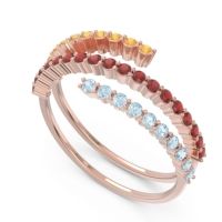 Modern Wrap Pave Upota Ring