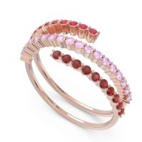 Modern Wrap Pave Upota Ring