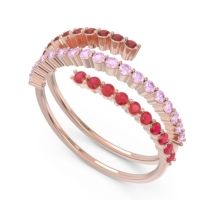 Modern Wrap Pave Upota Ring