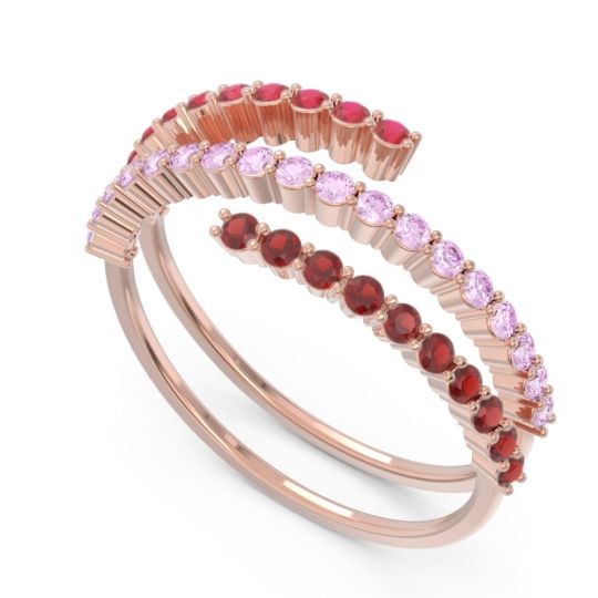 Modern Wrap Pave Upota Ring