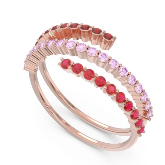 Modern Wrap Pave Upota Ring