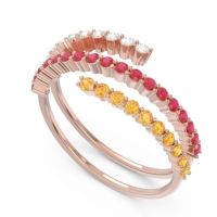 Modern Wrap Pave Upota Ring