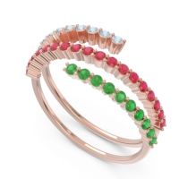 Modern Wrap Pave Upota Ring