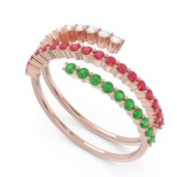 Modern Wrap Pave Upota Ring