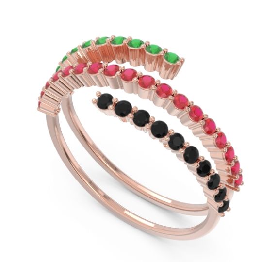 Modern Wrap Pave Upota Ring