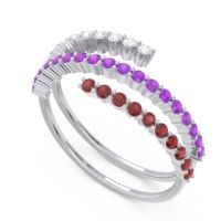 Modern Wrap Pave Upota Ring