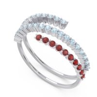 Modern Wrap Pave Upota Ring