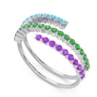 Modern Wrap Pave Upota Ring