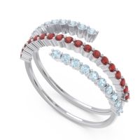 Modern Wrap Pave Upota Ring