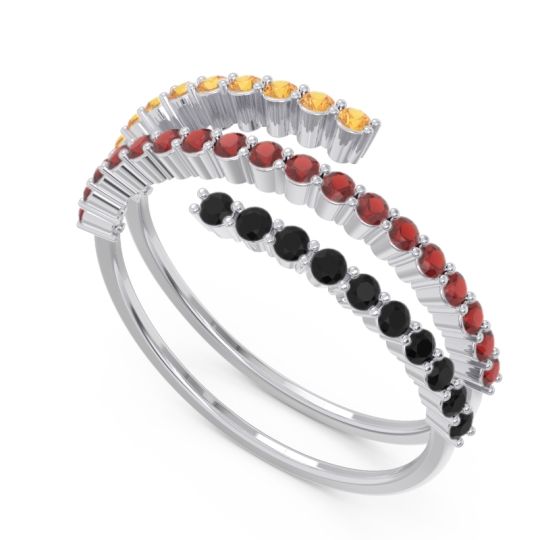 Modern Wrap Pave Upota Ring