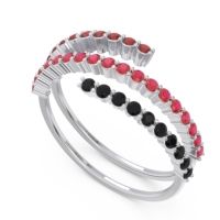 Modern Wrap Pave Upota Ring