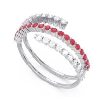 Modern Wrap Pave Upota Ring