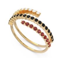 Modern Wrap Pave Upota Ring