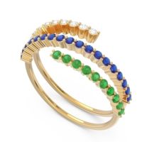 Modern Wrap Pave Upota Ring