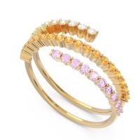 Modern Wrap Pave Upota Ring