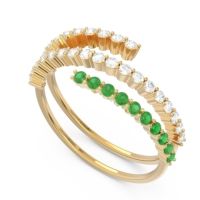 Modern Wrap Pave Upota Ring