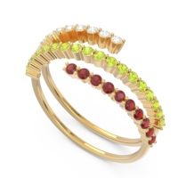 Modern Wrap Pave Upota Ring