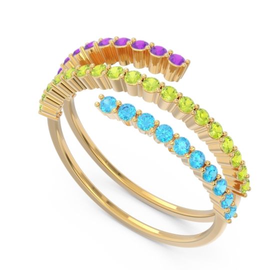 Modern Wrap Pave Upota Ring