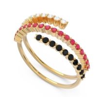 Modern Wrap Pave Upota Ring