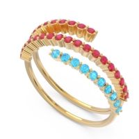 Modern Wrap Pave Upota Ring