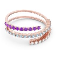 Modern Wrap Pave Upota Ring