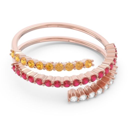 Modern Wrap Pave Upota Ring