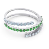 Modern Wrap Pave Upota Ring