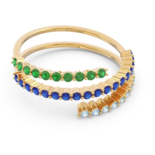 Modern Wrap Pave Upota Ring