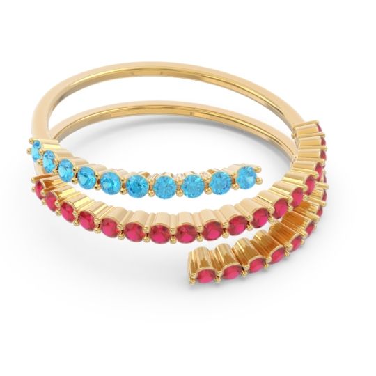 Modern Wrap Pave Upota Ring