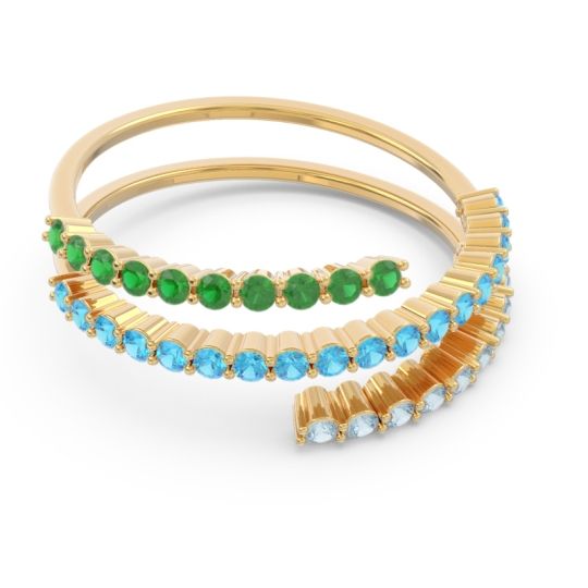 Modern Wrap Pave Upota Ring