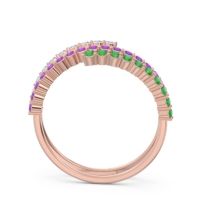 Modern Wrap Pave Upota Ring